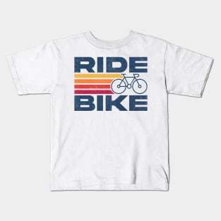 Ride Bike And Enjoy The Ride Kids T-Shirt